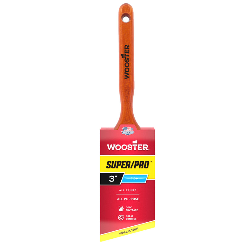 WOOSTER - Wooster Super/Pro 3 in. Angle Paint Brush