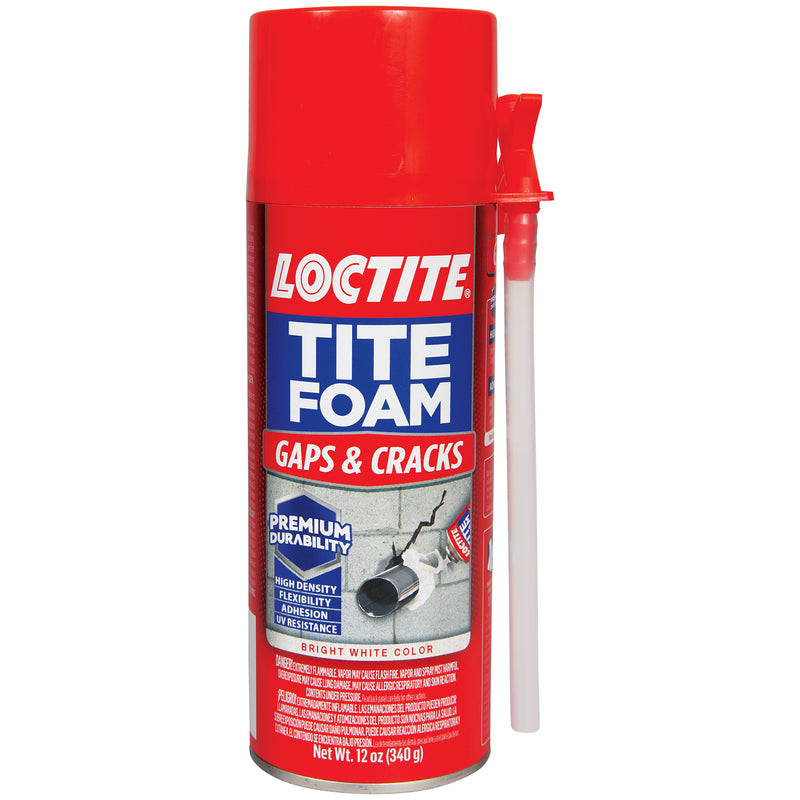 LOCTITE - Loctite TiteFoam White Polyurethane Foam Foam Foam Sealant 12 oz - Case of 12