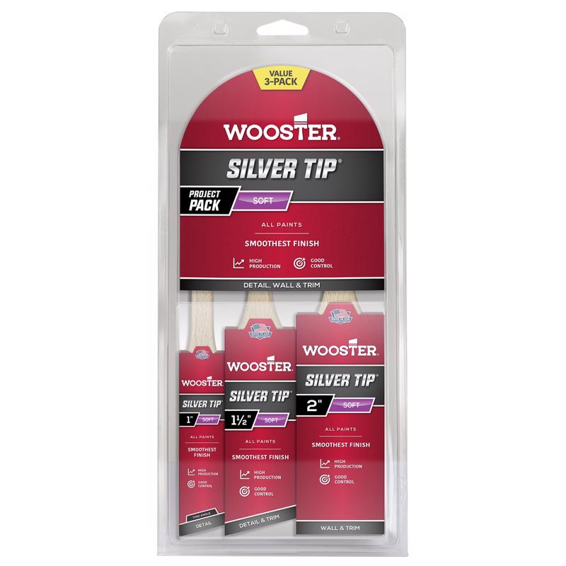 WOOSTER - Wooster Silver Tip Soft Assorted Paint Brush