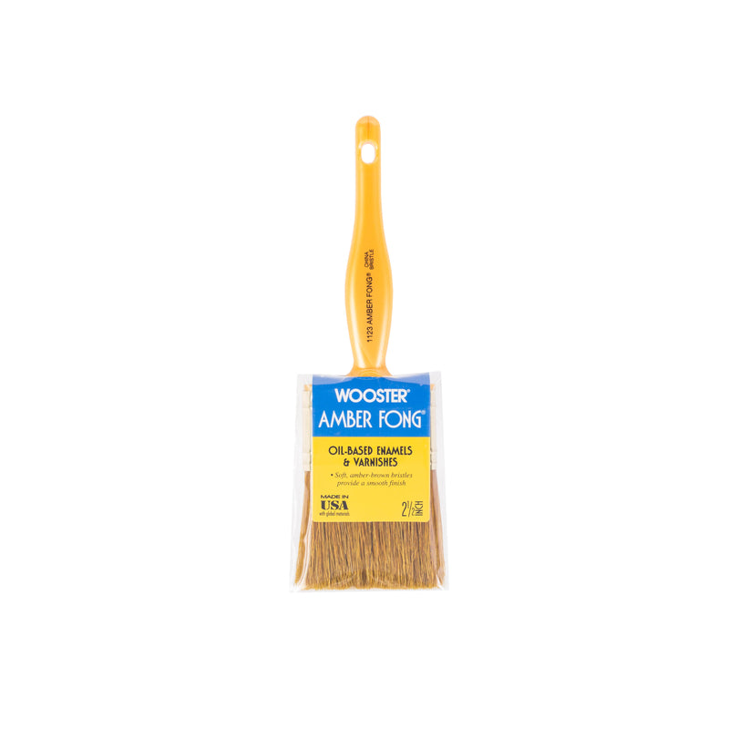 WOOSTER - Wooster Amber Fong 2-1/2 in. Flat Oil-Based Paint Brush