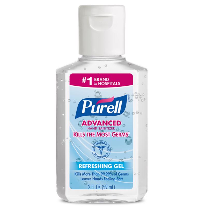 PURELL - Purell Unscented Scent Gel Advanced Hand Sanitizer 2 oz - Case of 24