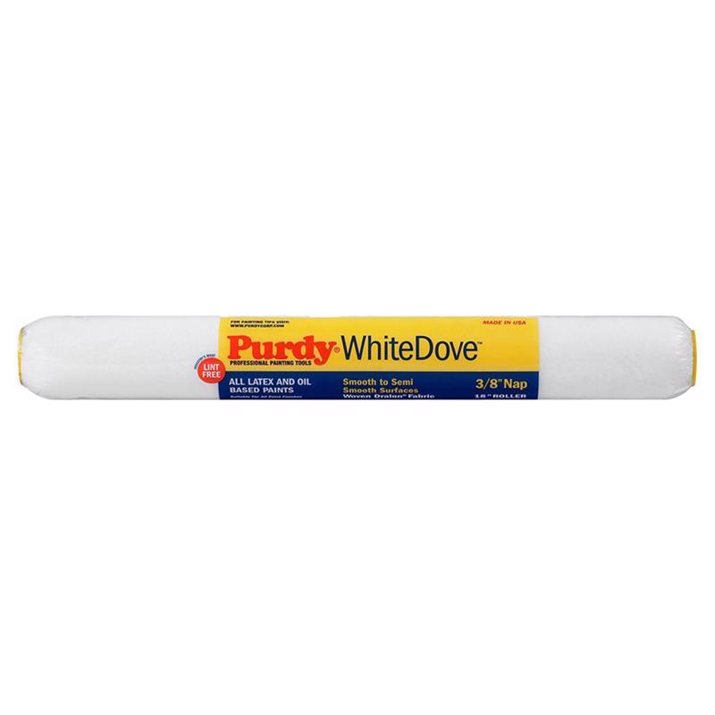 PURDY - Purdy White Dove Woven Fabric 18 in. W X 3/8 in. Paint Roller Cover 1 pk