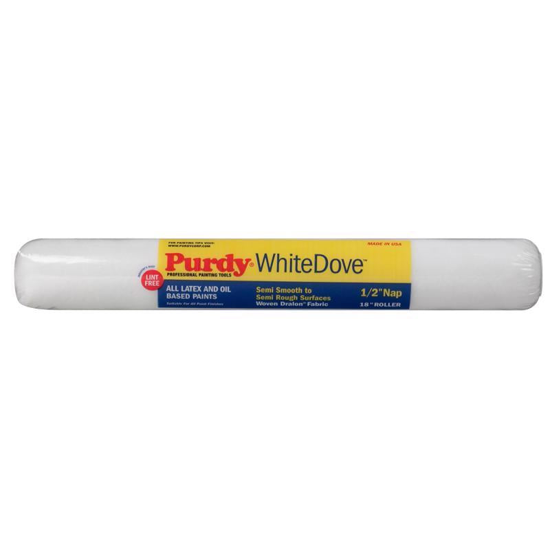 PURDY - Purdy White Dove Woven Fabric 18 in. W X 1/2 in. Paint Roller Cover 1 pk