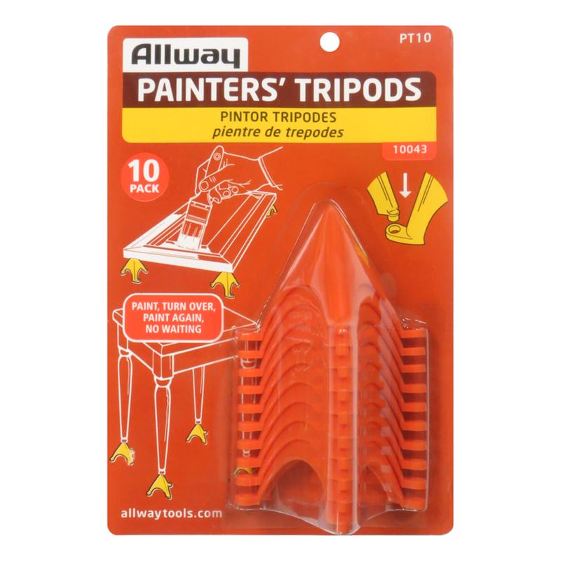 ALLWAY - Allway 2.75 in. L Orange Plastic Painter's Tripod - Case of 6