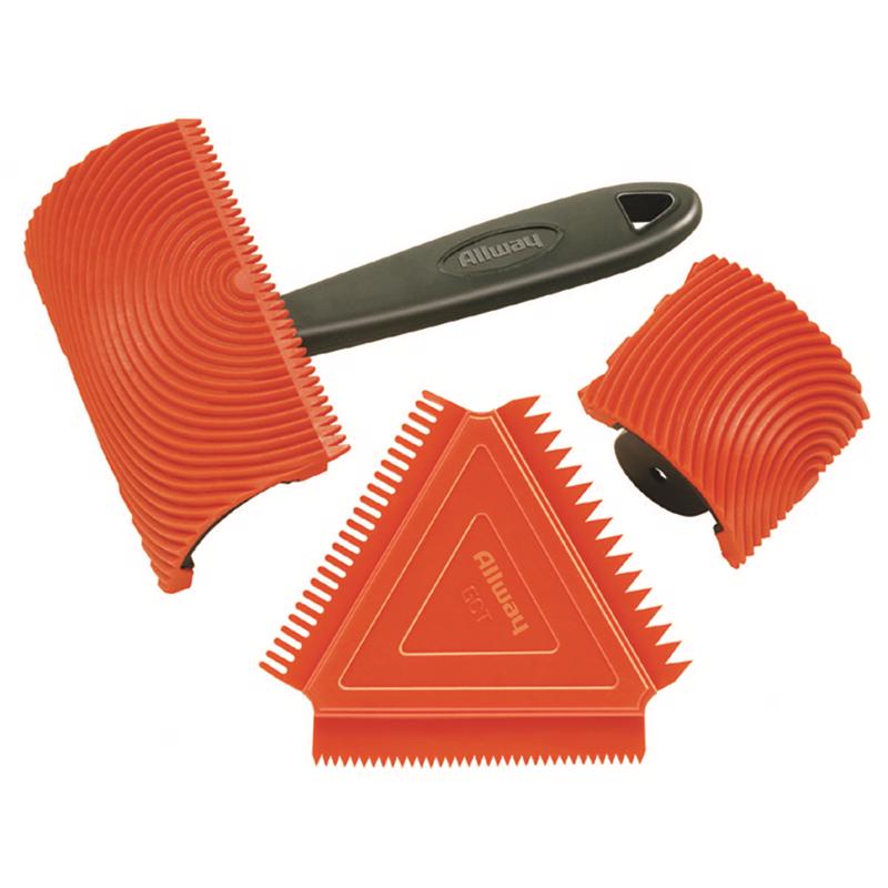 ALLWAY - Allway Orange Plastic Wood Graining Set