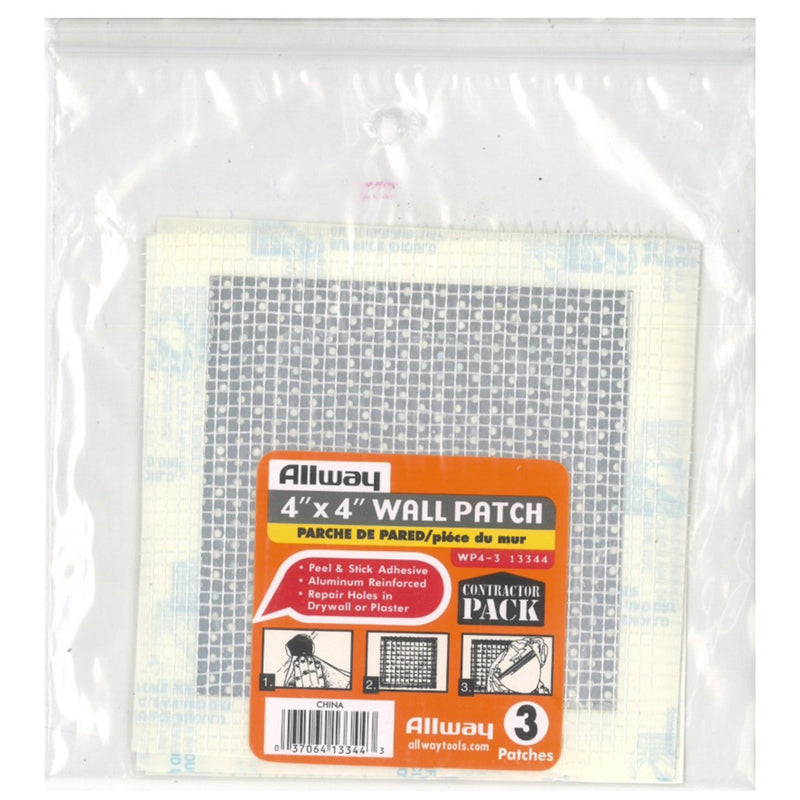 ALLWAY - Allway Drywall Drywall Patch 4 in. W X 4 in. L - Case of 10