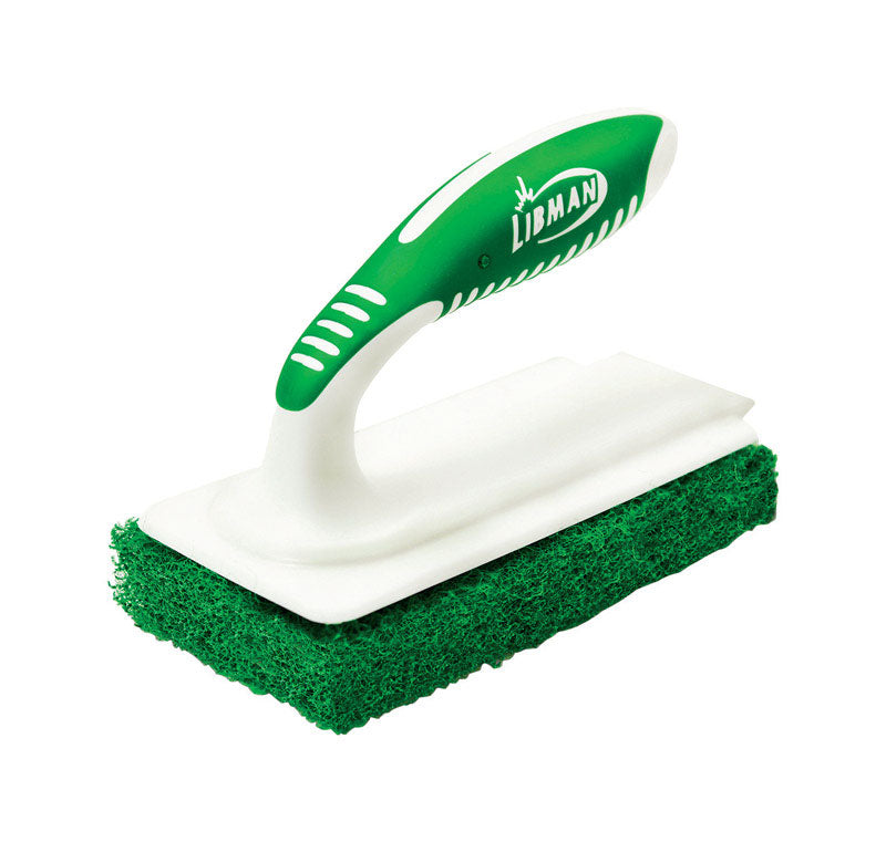 LIBMAN - Libman 5.75 in. W 5 in. Plastic/Rubber Handle Tub & Tile Scrubber - Case of 6