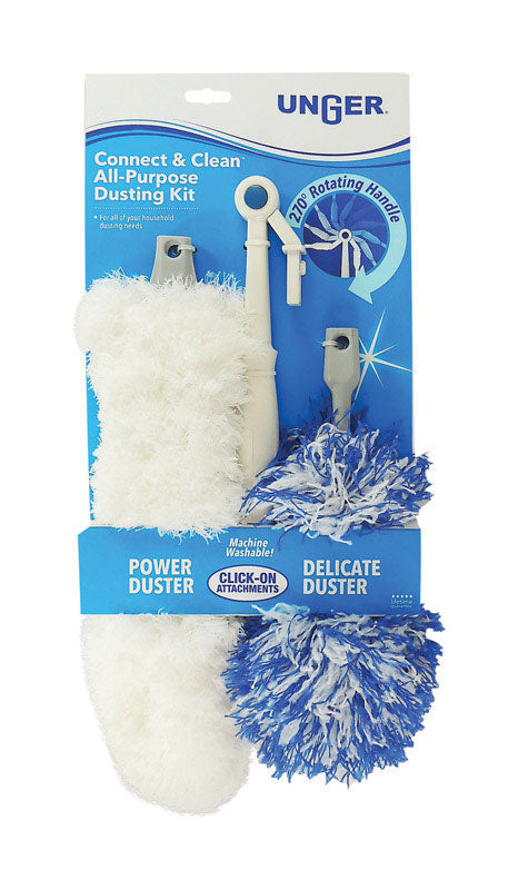 UNGER - Unger Connect & Clean Microfiber Duster Kit 15 in. L 2 pk