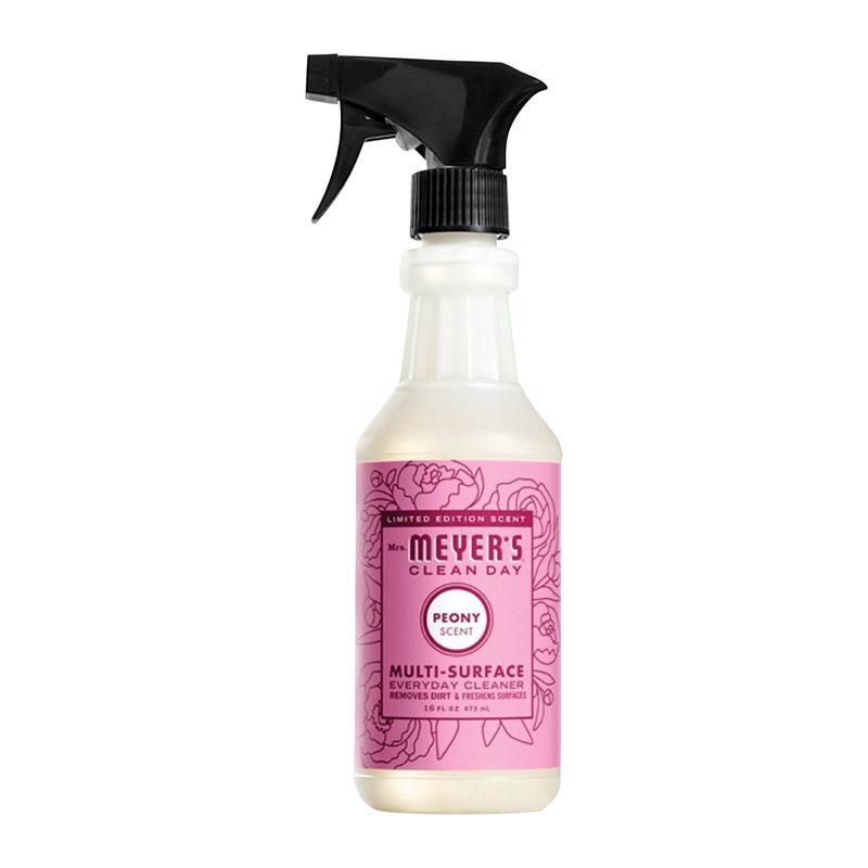 MRS. MEYER'S - Mrs. Meyer's Clean Day Peony Scent Organic Multi-Surface Cleaner Liquid 16 oz - Case of 6