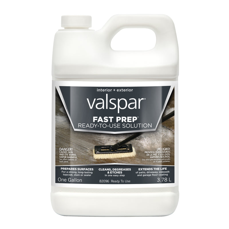 VALSPAR - Valspar Fast Prep Transparent Concrete Etching Stain 1 gal - Case of 4