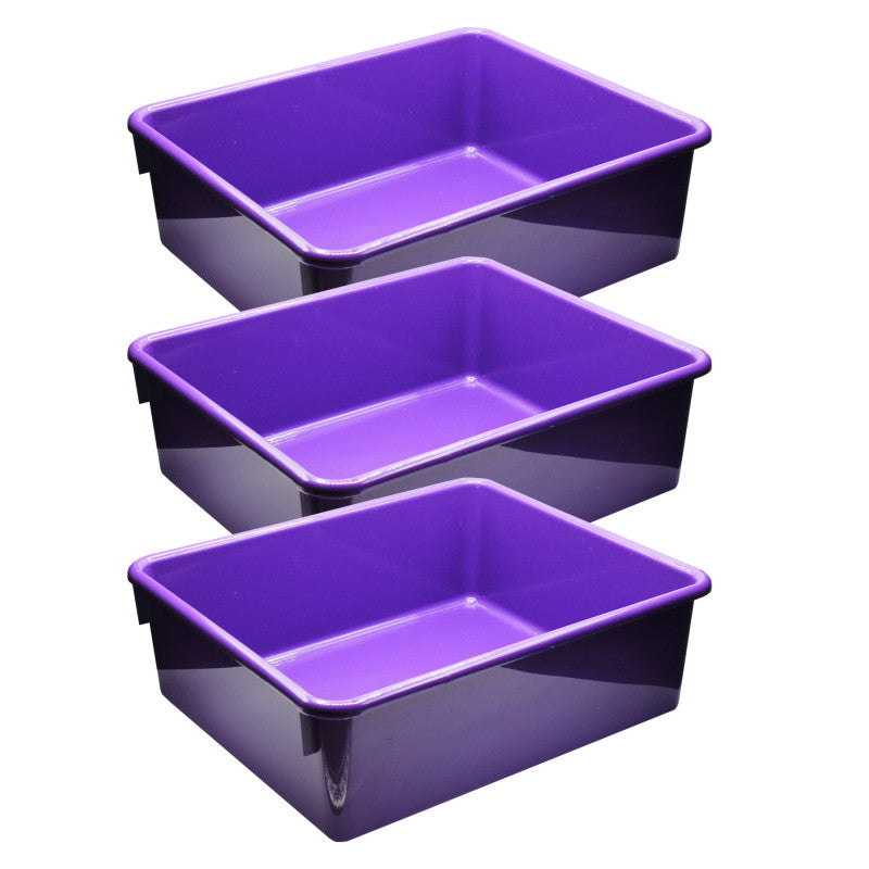 ROMANOFF - Double Stowaway® Tray Only, Purple, Pack of 3