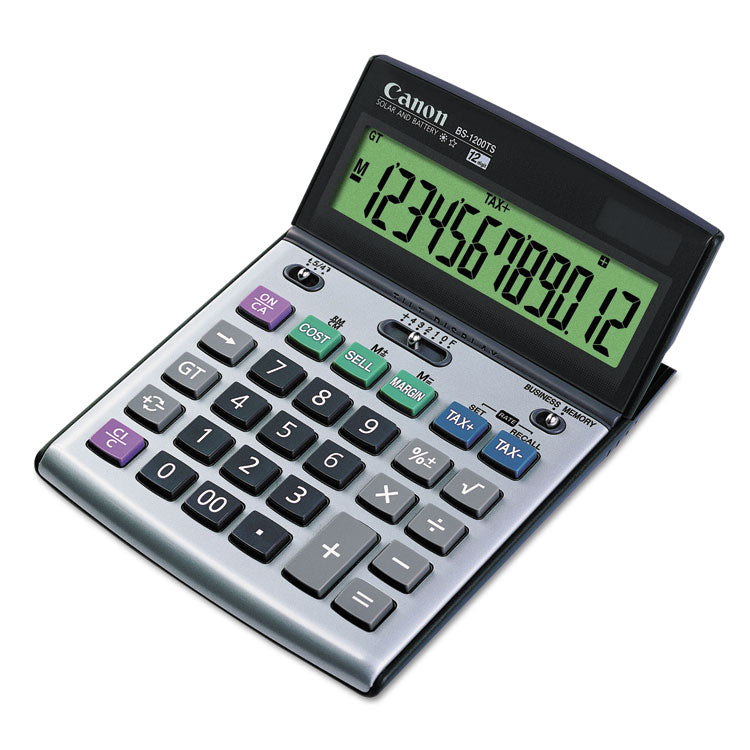 Canon - BS-1200TS Desktop Calculator, 12-Digit LCD