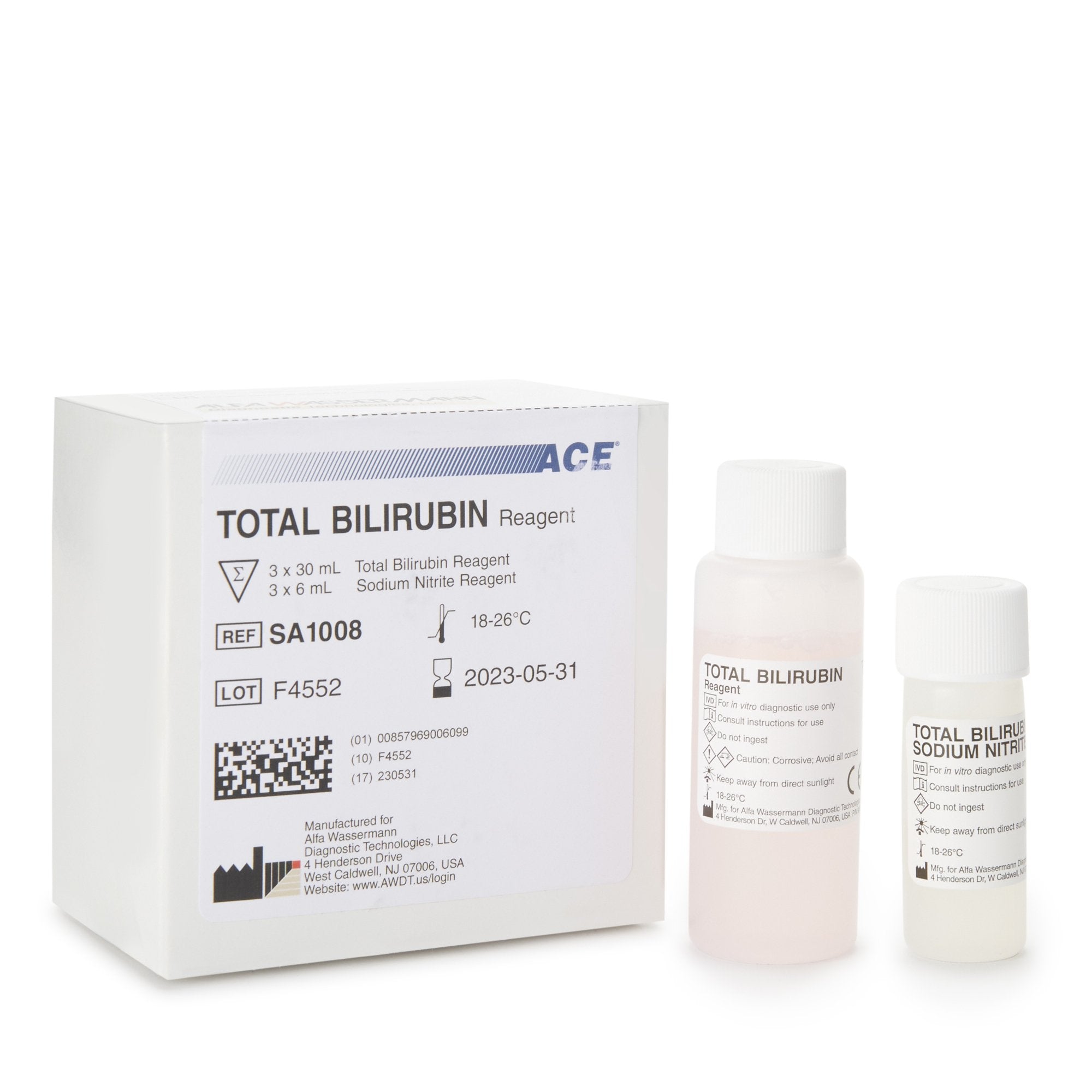 Alfa Wassermann - General Chemistry Reagent ACE® Total Bilirubin 300 Tests [1/KT]