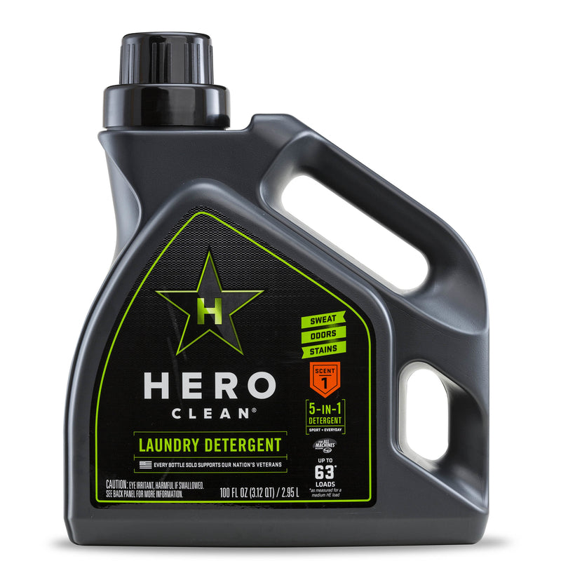 HERO CLEAN - Hero Clean Juniper Scent Laundry Detergent Liquid 100 oz - Case of 4