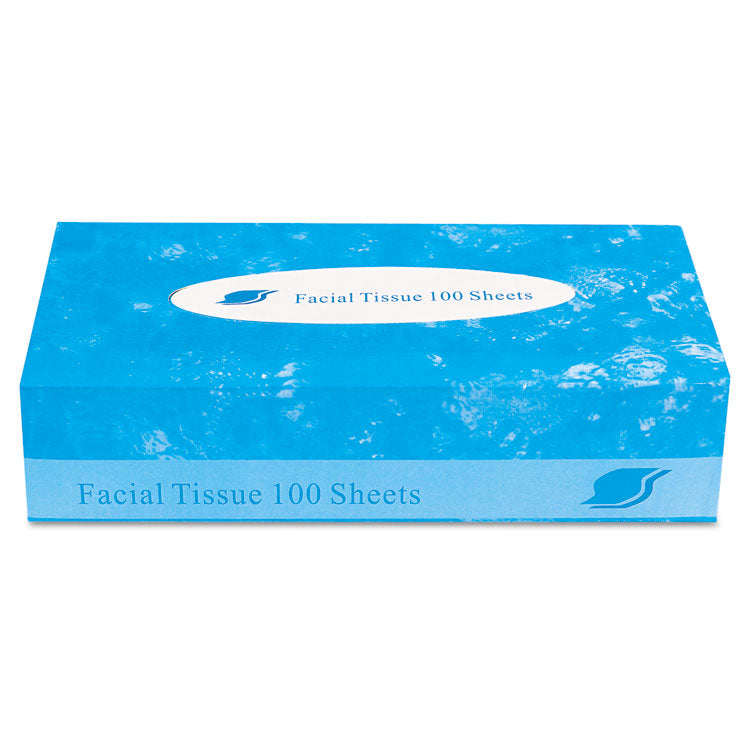 GEN - Boxed Facial Tissue, 2-Ply, White, 100 Sheets/Box, 30 Boxes/Carton