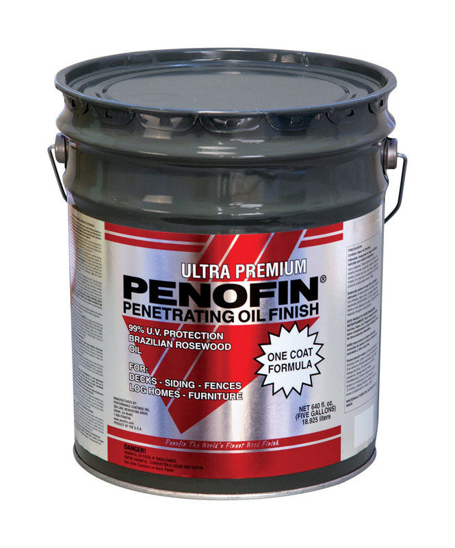 PENOFIN - Penofin Ultra Premium Transparent Sierra Oil-Based Penetrating Wood Stain 5 gal [F1MSI5G]