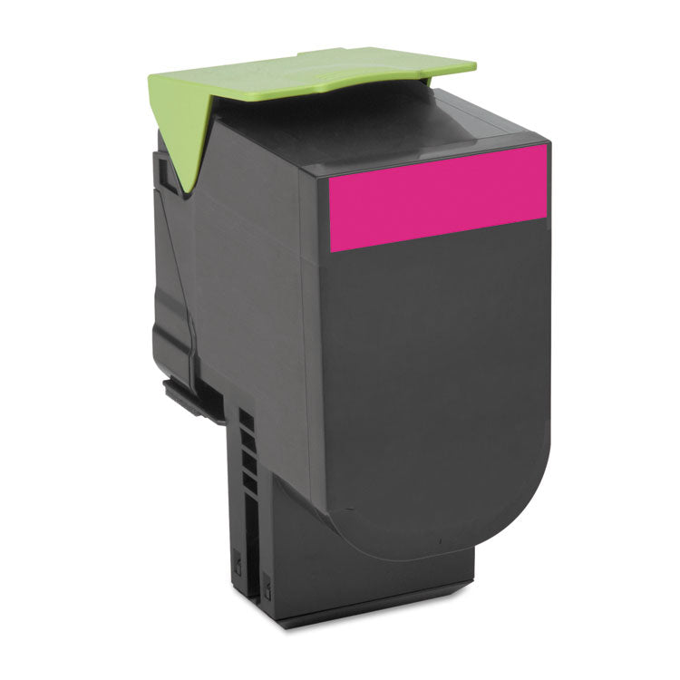 Lexmark - 70C1HM0 Return Program High-Yield Toner, 3,000 Page-Yield, Magenta