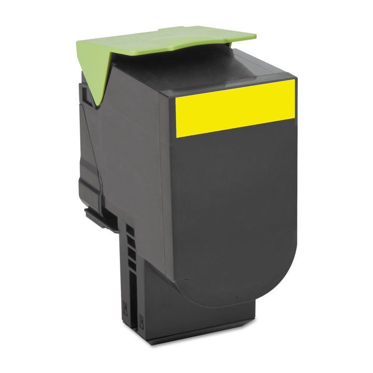 Lexmark - 70C1HY0 Return Program High-Yield Toner, 3,000 Page-Yield, Yellow