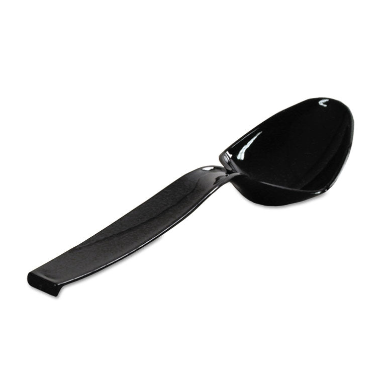 WNA - Plastic Spoons, 9 Inches, Black, 144/Case