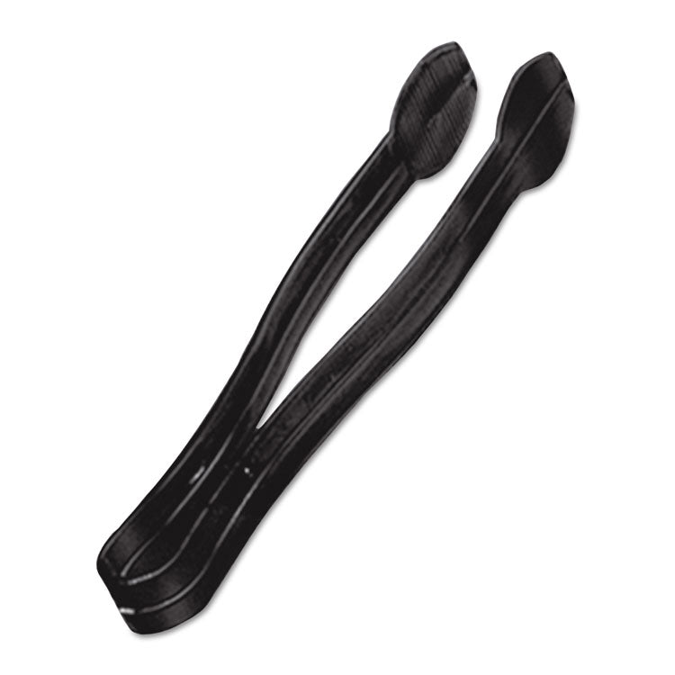 WNA - Plastic Tongs, 9 Inches, Black, 48/Case