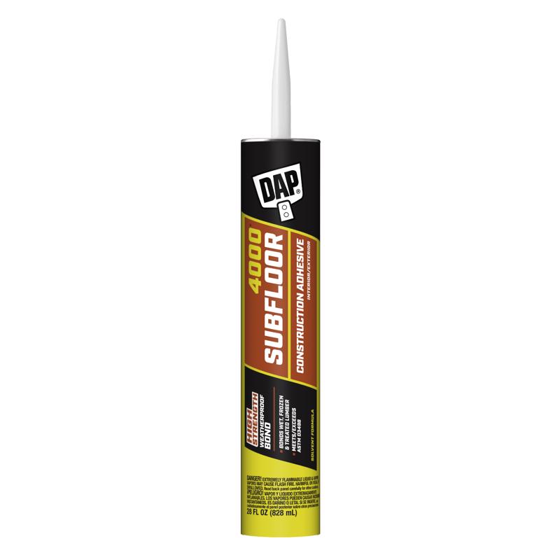 DAP - DAP 4000 Subfloor Solvent Based Subfloor Adhesive 28 oz