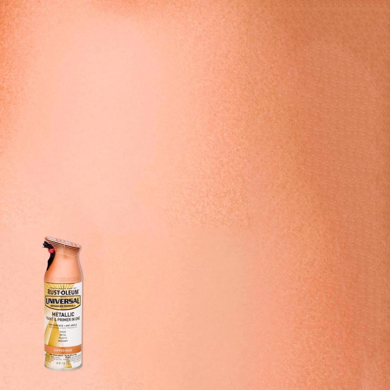 Rust-Oleum Universal Metallic Copper Rose Metallic Spray Paint 11 oz