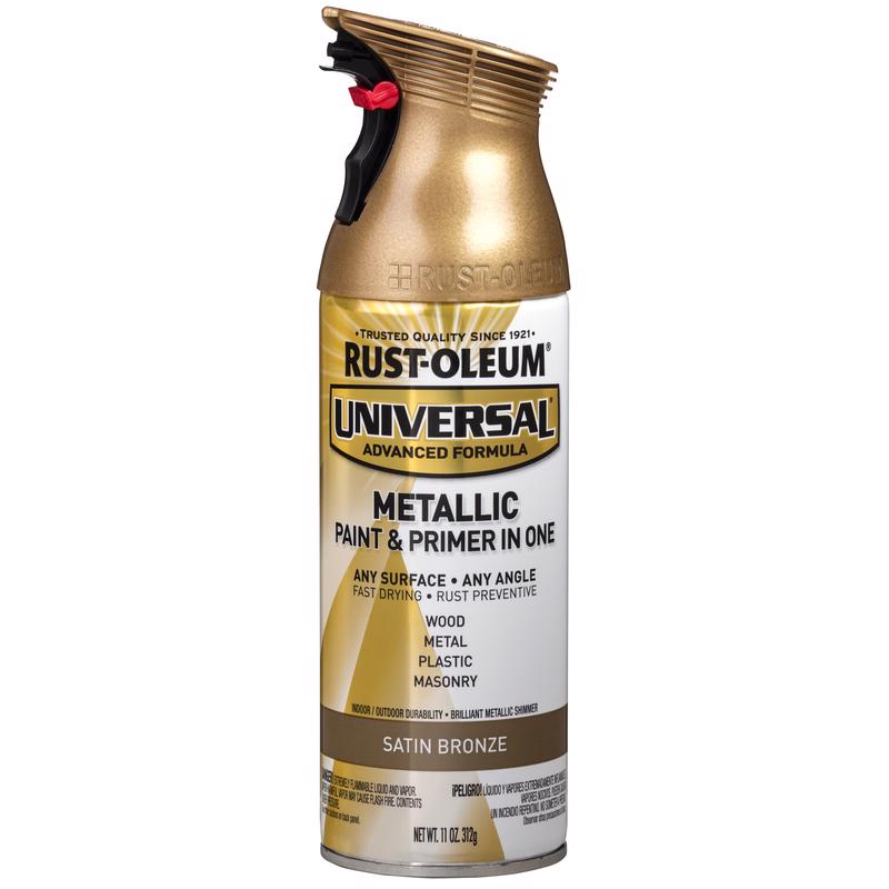 UNIVERSAL - Rust-Oleum Universal Satin Bronze Metallic Spray Paint 11 oz