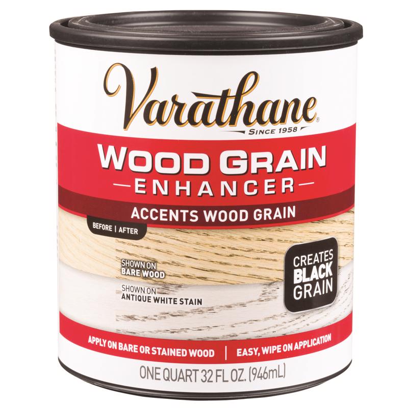 VARATHANE - Varathane Gloss Black Water-Based Wood Grain Enhancer 1 qt