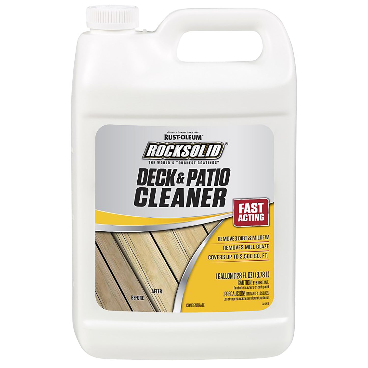 Rust-Oleum RockSolid Deck and Patio Cleaner 1 gal Liquid - Case of 4