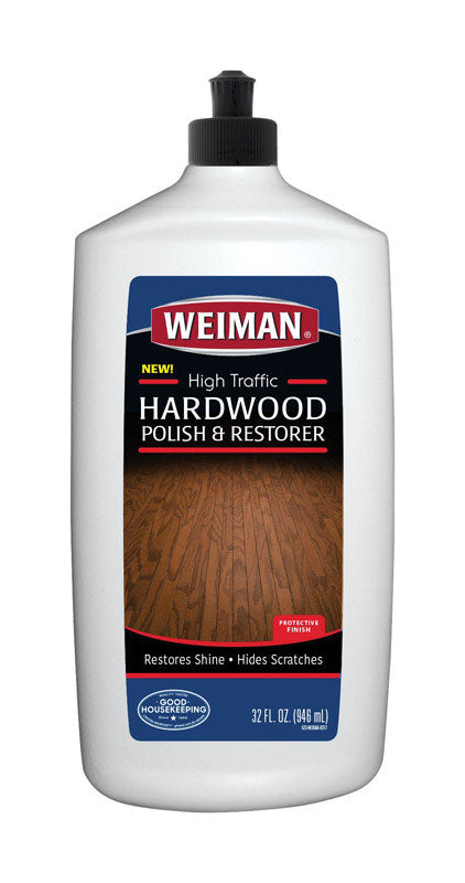 WEIMAN - Weiman High Traffic High Gloss Hardwood Floor Polish & Restorer Liquid 32 oz - Case of 6