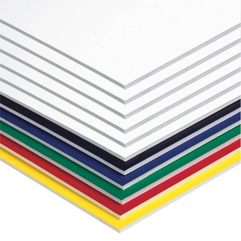 UCREATE - Foam Board, 6 Assorted Colors, 20" x 30", 10 Sheets
