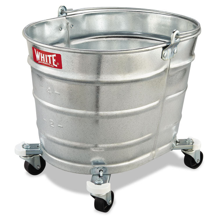 Impact - Metal Mop Bucket, 26 qt, Steel