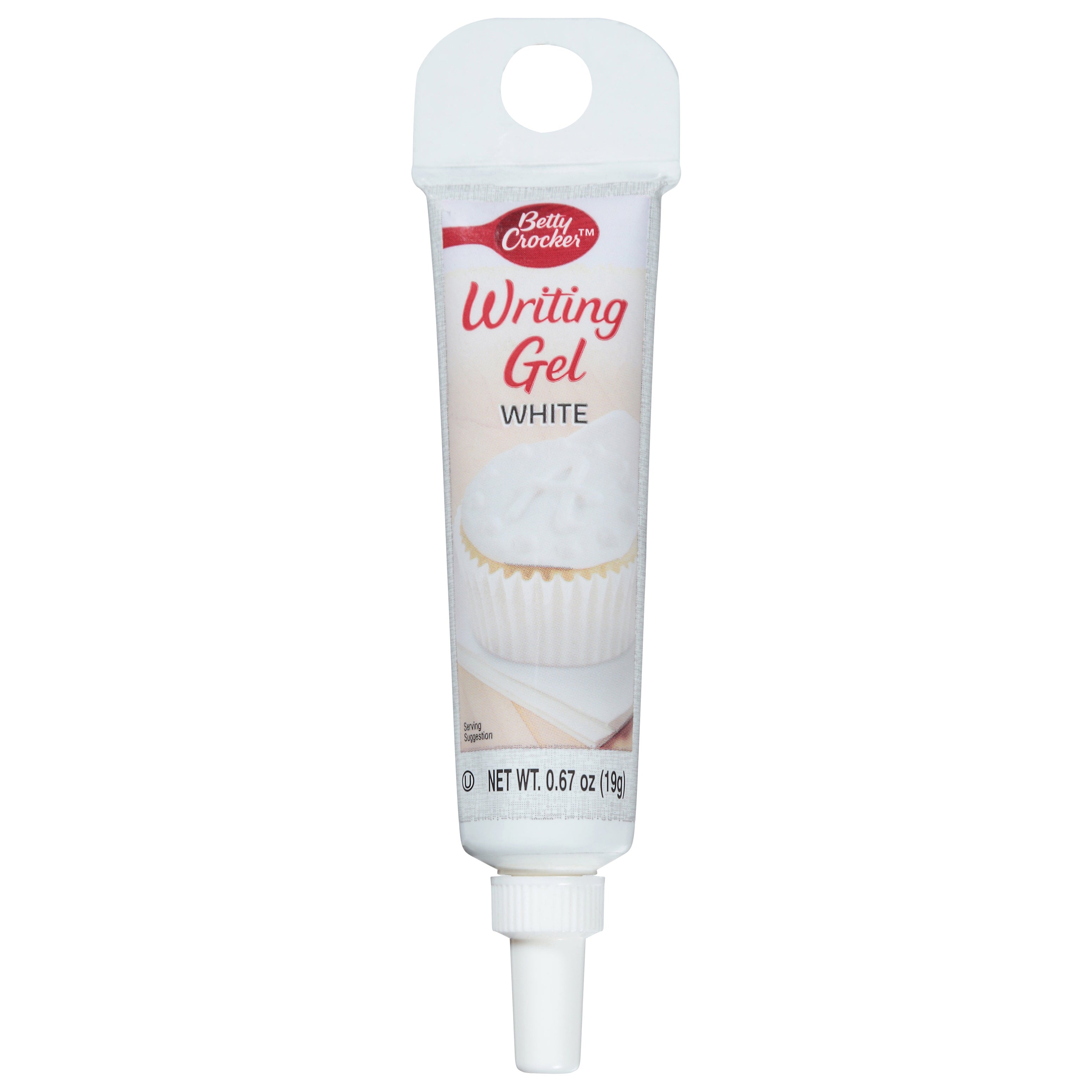Betty Crocker White Writing Gel 0.67 oz - Case of 12