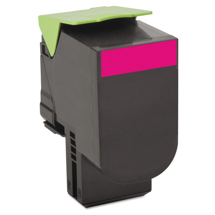 Lexmark - 80C10M0 Return Program Toner, 1,000 Page-Yield, Magenta