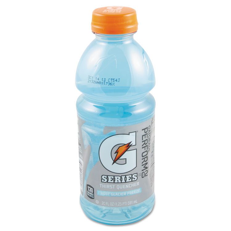 Gatorade - G-Series Perform 02 Thirst Quencher, Glacier Freeze, 20 oz Bottle, 24/Carton