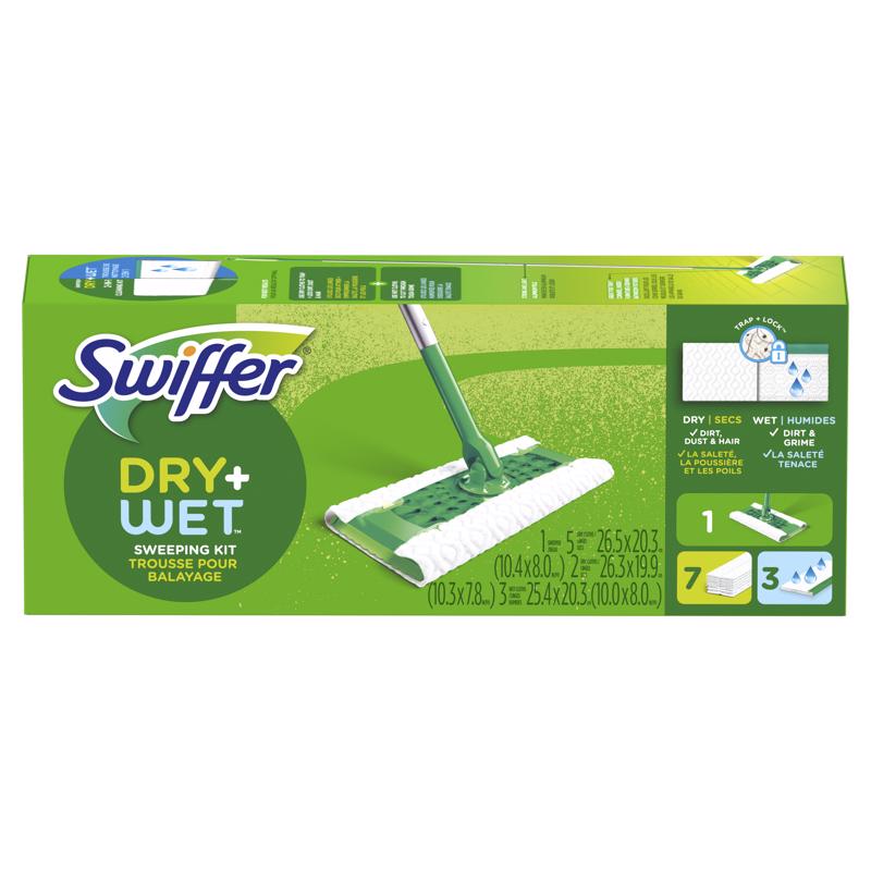 SWIFFER - Swiffer Sweeper Dry & Wet 10 in. W Dry/Wet Sweeping Kit - Case of 6