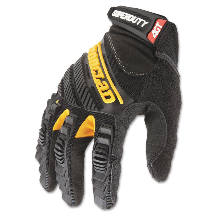 Ironclad - SuperDuty Gloves, Large, Black/Yellow, 1 Pair