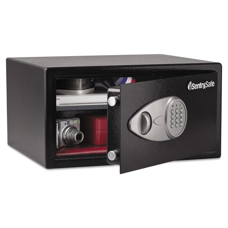Sentry Safe - Electronic Lock Security Safe, 1 cu ft, 16.94w x 14.56d x 8.88h, Black