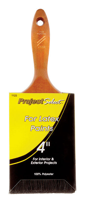 LINZER - Linzer Project Select 4 in. Flat Paint Brush - Case of 12 [1123-4]