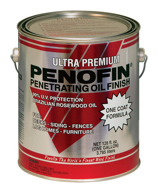 PENOFIN - Penofin Transparent Mission Brown Oil-Based Solid Color Acrylic Deck Stain 1 gal - Case of 4