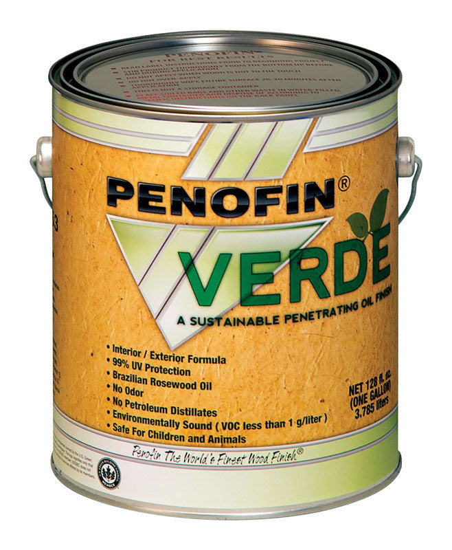 PENOFIN - Penofin Verde Transparent Rosewood Oil-Based Penetrating Wood Stain 1 gal - Case of 4