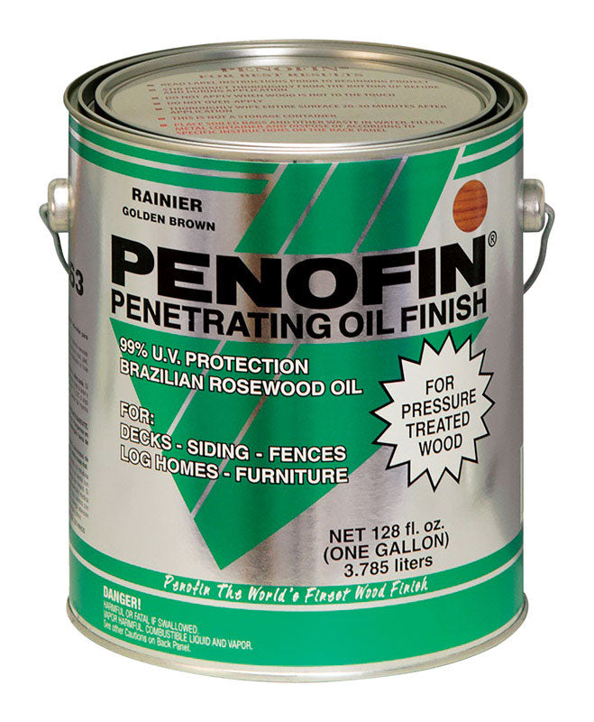 PENOFIN - Penofin Transparent Yosemite Oil-Based Pressure Treated Wood Stain 1 gal - Case of 4