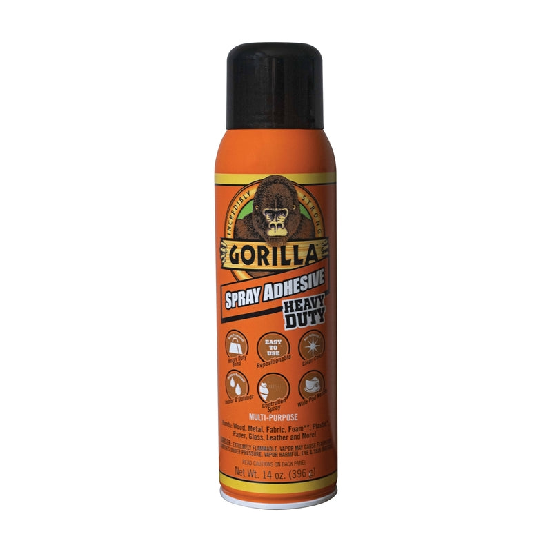 GORILLA - Gorilla Heavy Duty Super Strength Spray Adhesive 14 oz - Case of 6