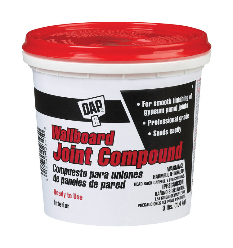 DAP - DAP White All Purpose Joint Compound 3 lb - Case of 6