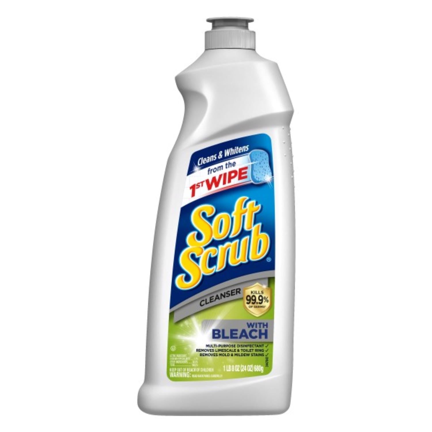 Soft Scrub No Scent Heavy Duty Cleaner 24 oz Cream - Case of 8