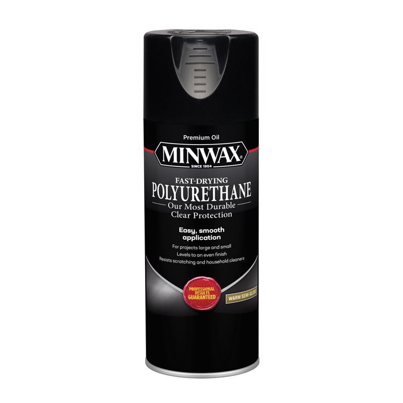 MINIWAX - Minwax Semi-Gloss Clear Oil-Based Fast-Drying Polyurethane 11.5 oz - Case of 6