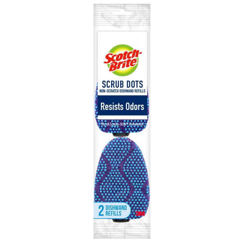 3M - Scotch-Brite Advanced Heavy Duty Sponge Refill For Dishwand 1.65 in. L 2 pk