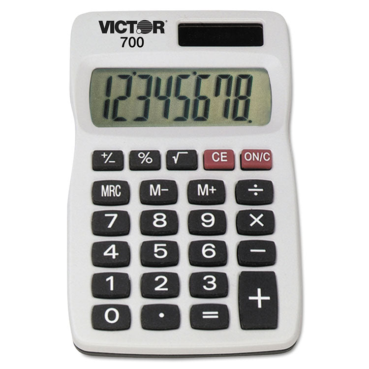 Victor - 700 Pocket Calculator, 8-Digit LCD