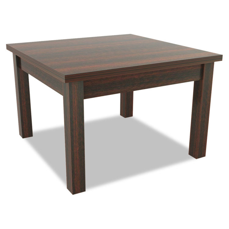 Alera - Alera Valencia Series Occasional Table, Rectangle, 23.63w x20d x20.38h, Mahogany