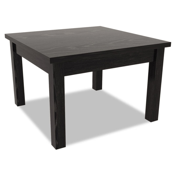 Alera - Alera Valencia Series Occasional Table, Rectangle, 23.63w x 20d x 20.38h, Black